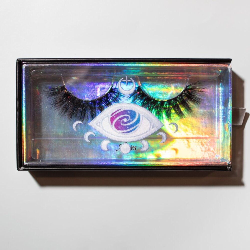 Faux Mink False Eyelashes – Flared & Full | Reusable | Aries Style